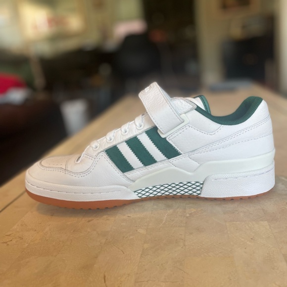 adidas Forum Low \'White Green Gum\' AQ1261 - Size US 10 main image 12